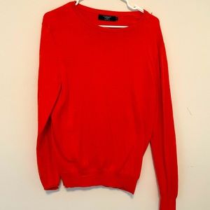 Orange J. Crew Sweater S